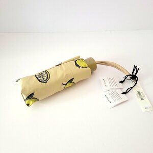 Coach CAQ31 UV Protection Mini Umbrella Lemon Print Garden Glade